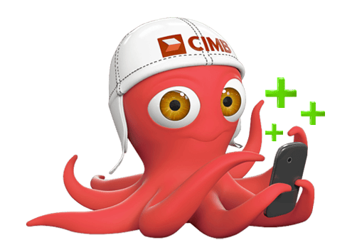 Top-up via CIMB Clicks