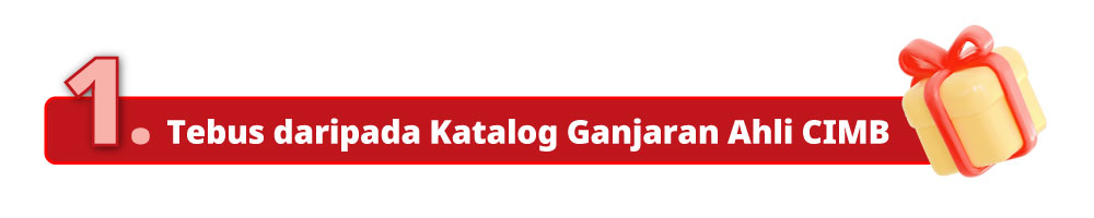 Cara menggunakan Mata Bonus CIMB