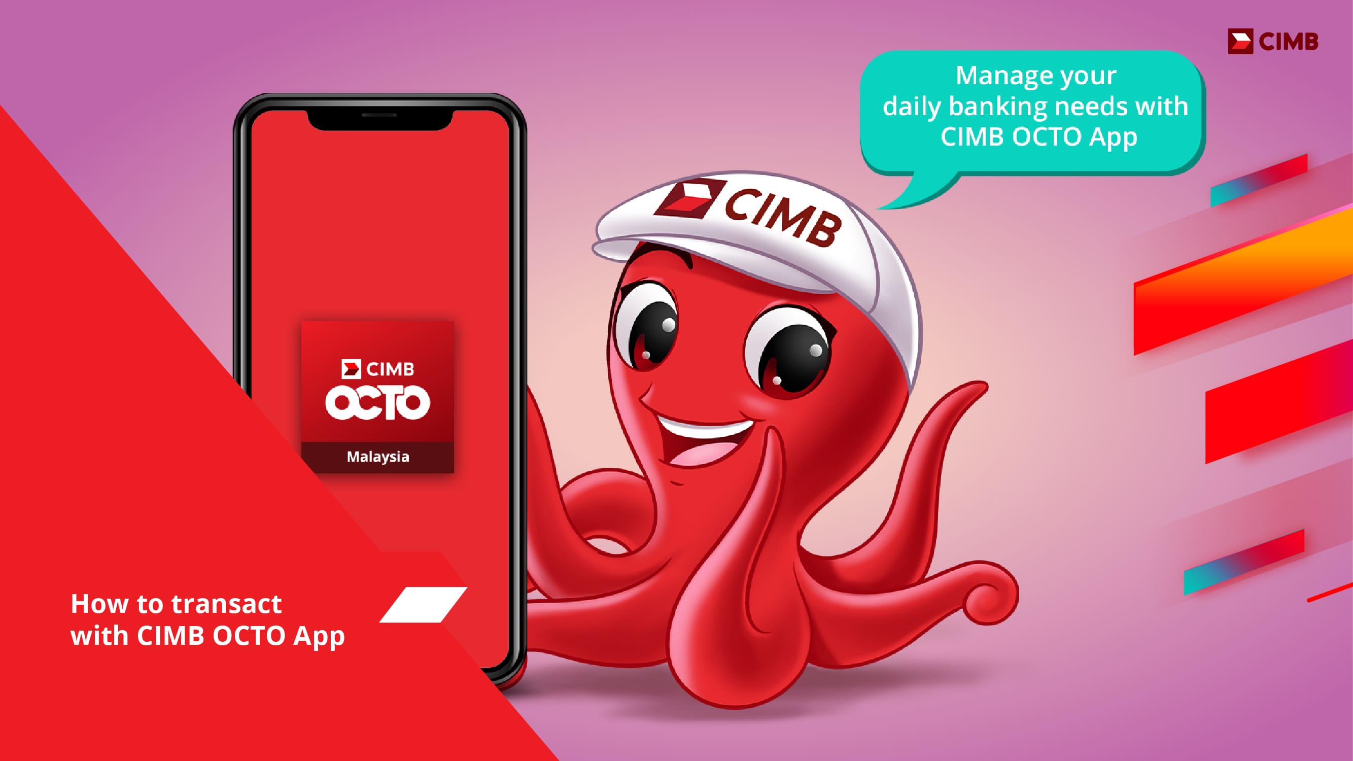 How to transact with CIMB OCTO App