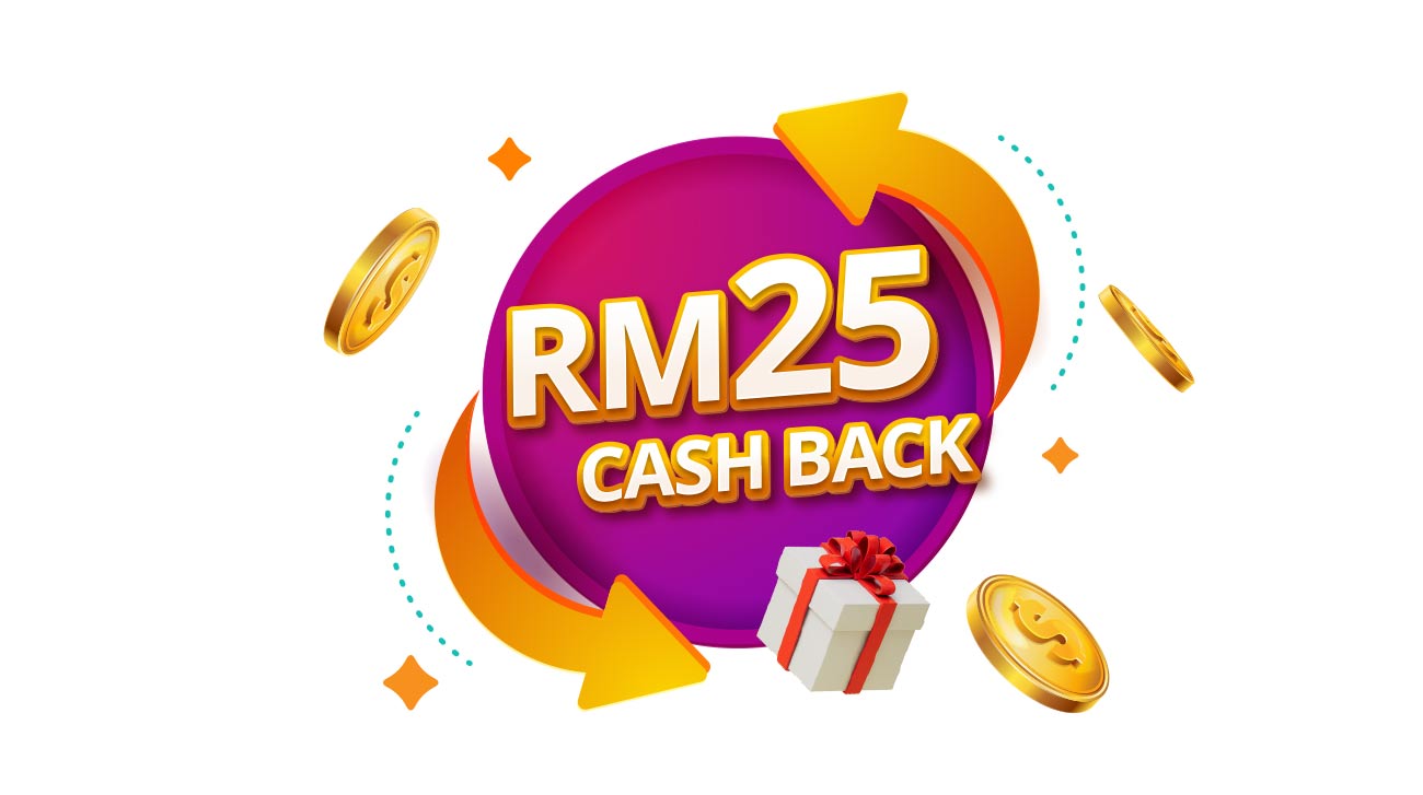 RM25 Cash Back