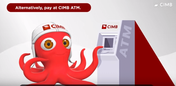 Payment made via ATM, Clicks & IBG/IBFT