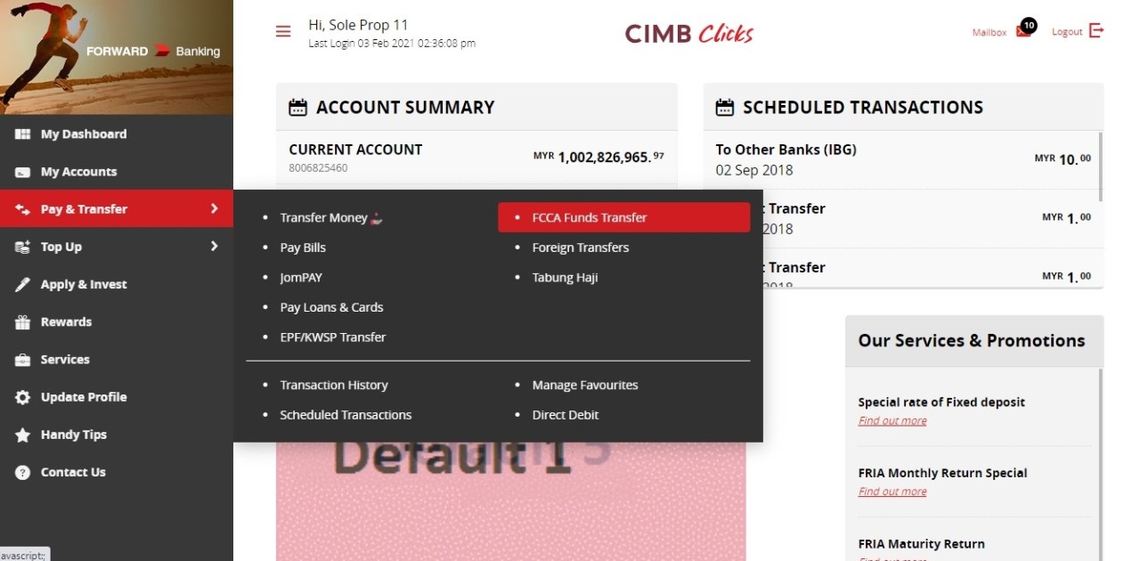 Cimb exchange rate