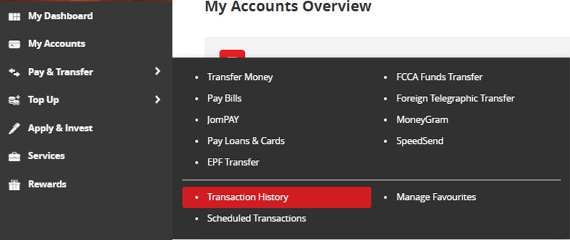 Where Can I View My Bill Payment Transaction Record