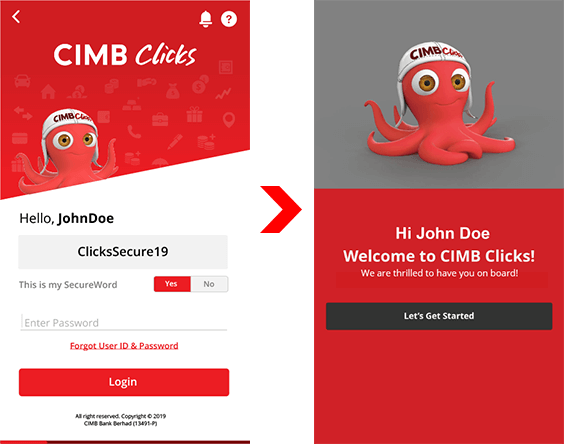 Secureword Internet Banking Security Cimb